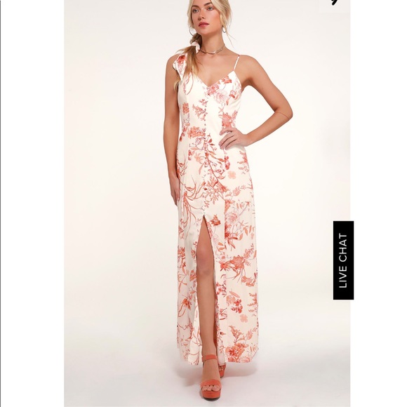 lulus floral maxi